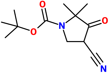 (图片) MC012486 1-Boc-4-cyano-2,2-dimethyl-3-oxopyrrolidine